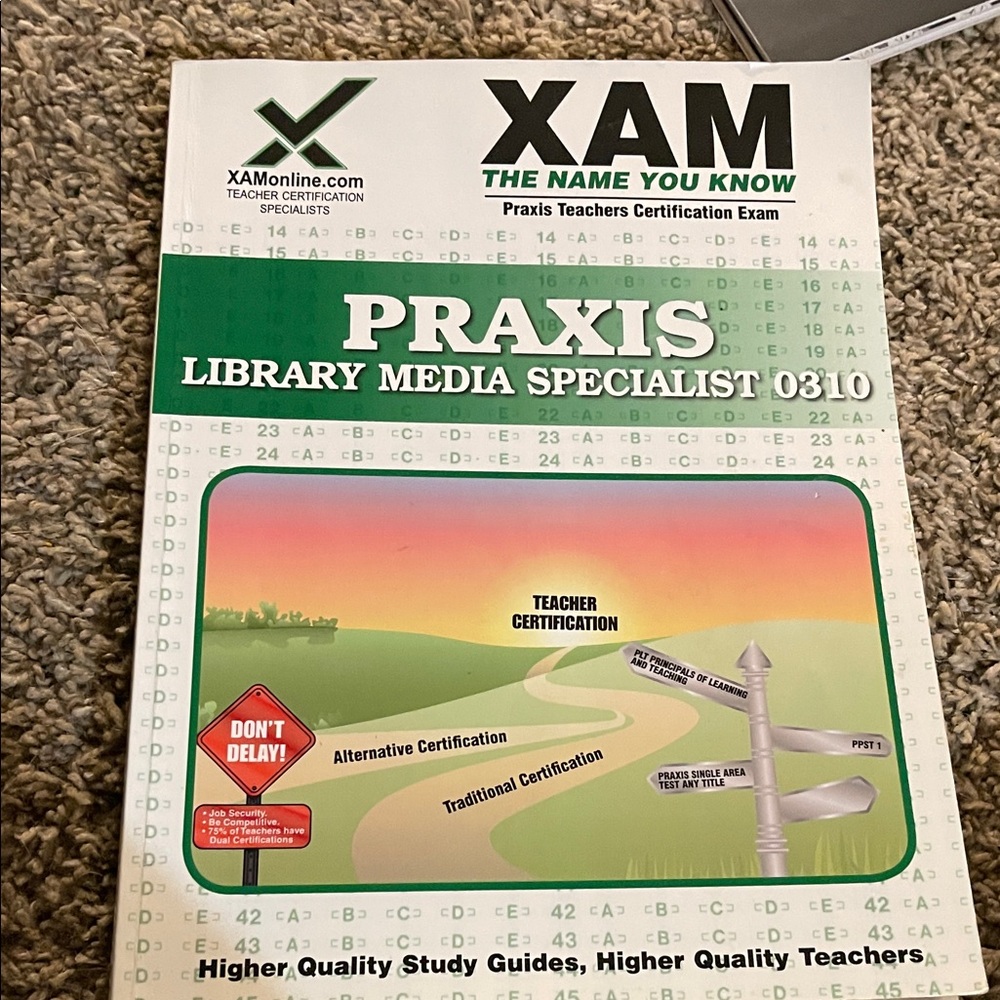 XAM Praxis Library Media Specialist 0310 Book
